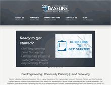 Tablet Screenshot of baselinecorp.com